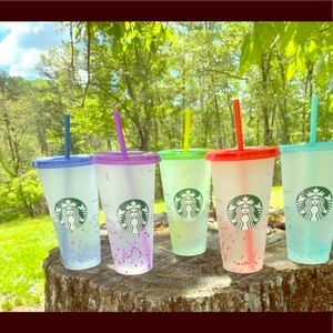 Starbucks Confetti Cups